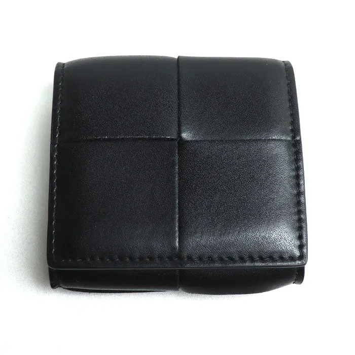 Bottega Veneta Cassette Coin Case Black