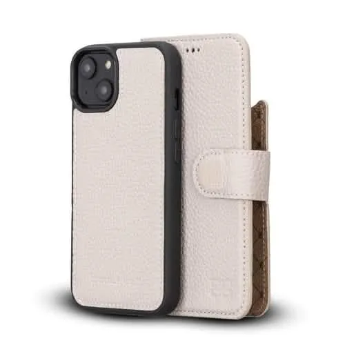 Bouletta Premium Leather Wallet Case for Apple iPhone 14 Series - Stylish Magnetic Detachable Design