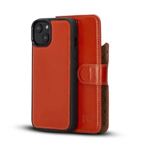 Bouletta Premium Leather Wallet Case for Apple iPhone 14 Series - Stylish Magnetic Detachable Design