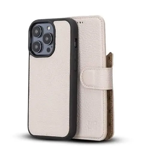 Bouletta Premium Leather Wallet Case for Apple iPhone 14 Series - Stylish Magnetic Detachable Design