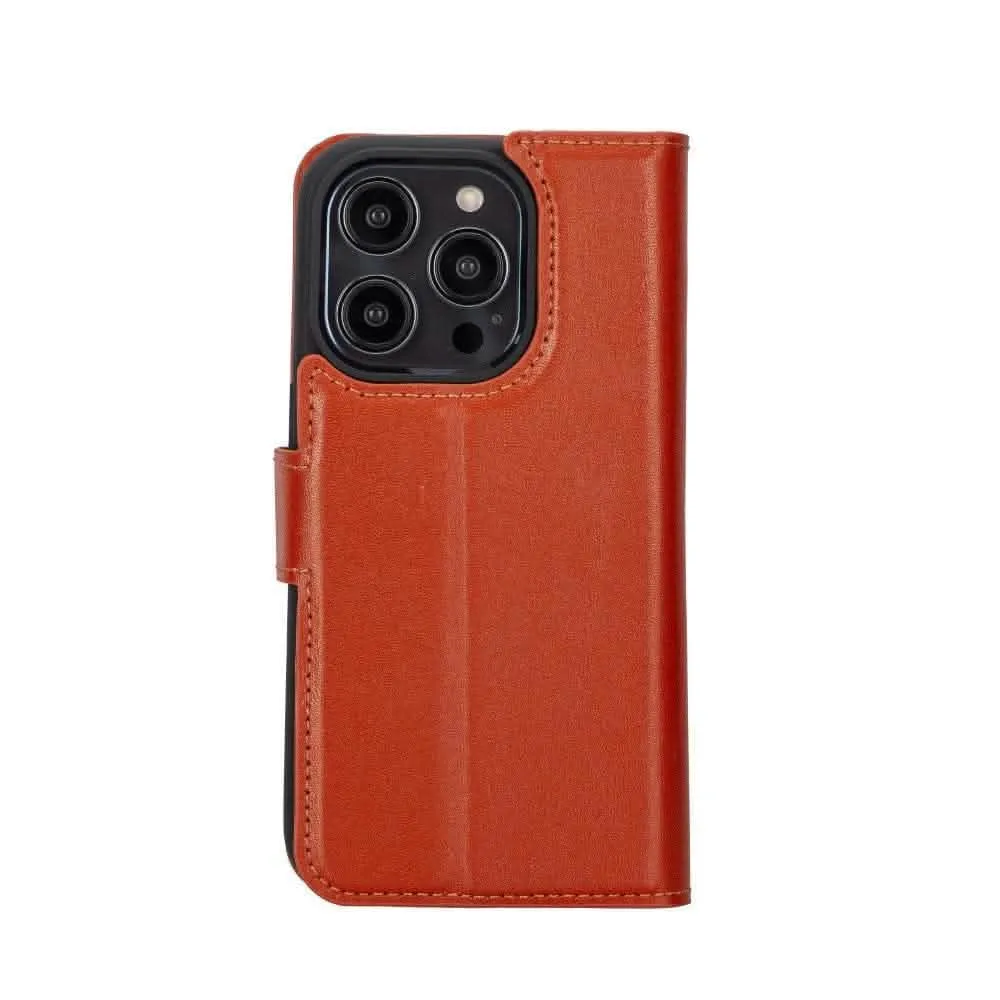 Bouletta Premium Leather Wallet Case for Apple iPhone 14 Series - Stylish Magnetic Detachable Design