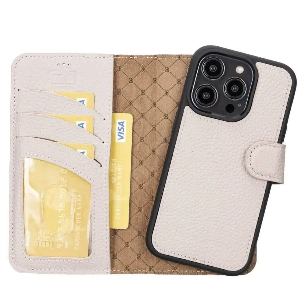 Bouletta Premium Leather Wallet Case for Apple iPhone 14 Series - Stylish Magnetic Detachable Design