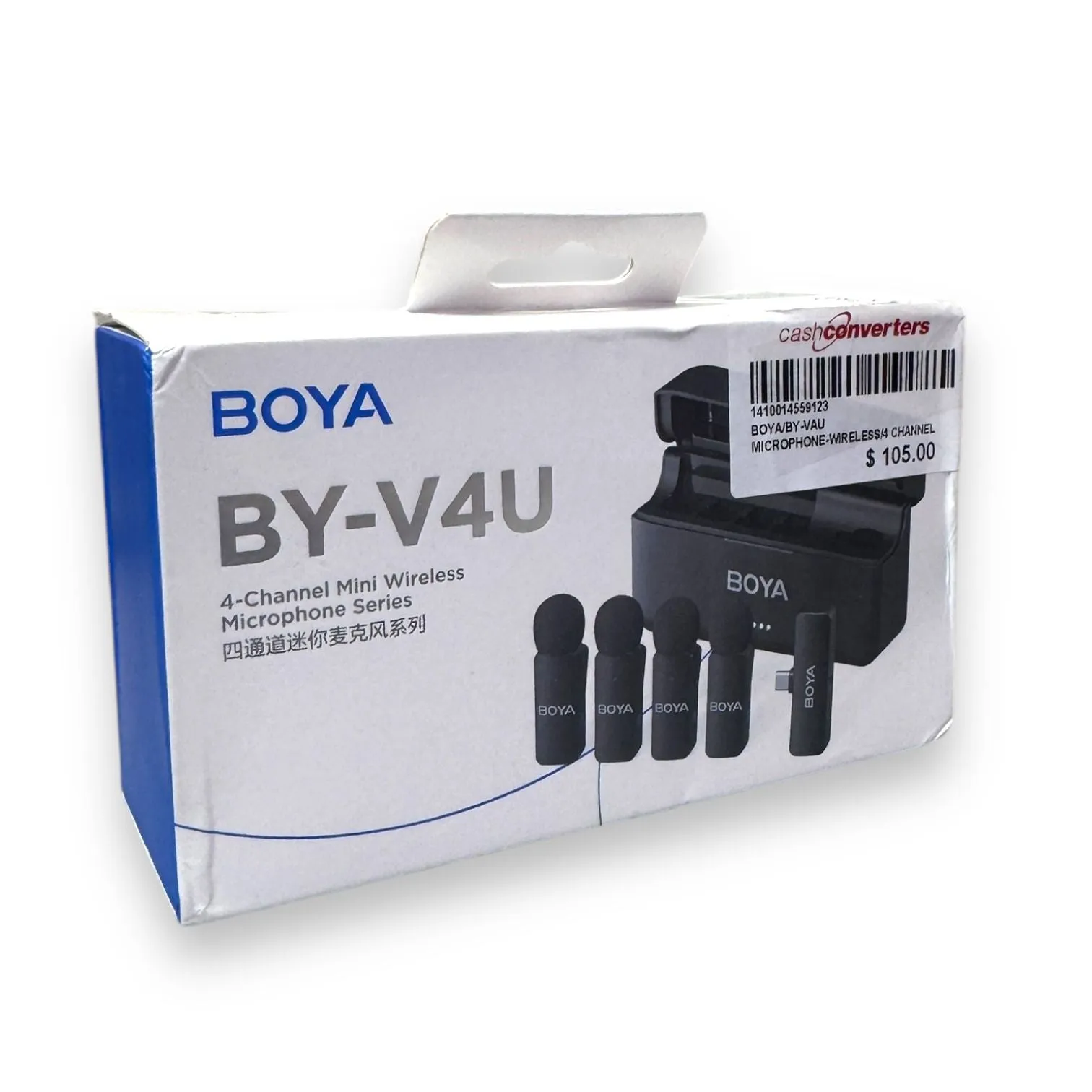 Boya BY-V4U V Microphone 4-channel Mini Wireless Microphone