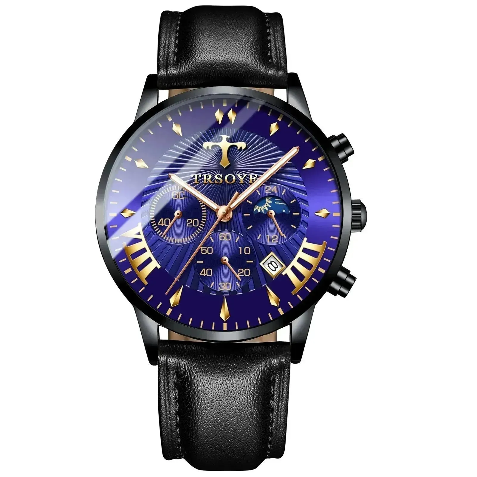 Business Quartz Watch Leisure Calendar Men's Luminous Waterproof Watch