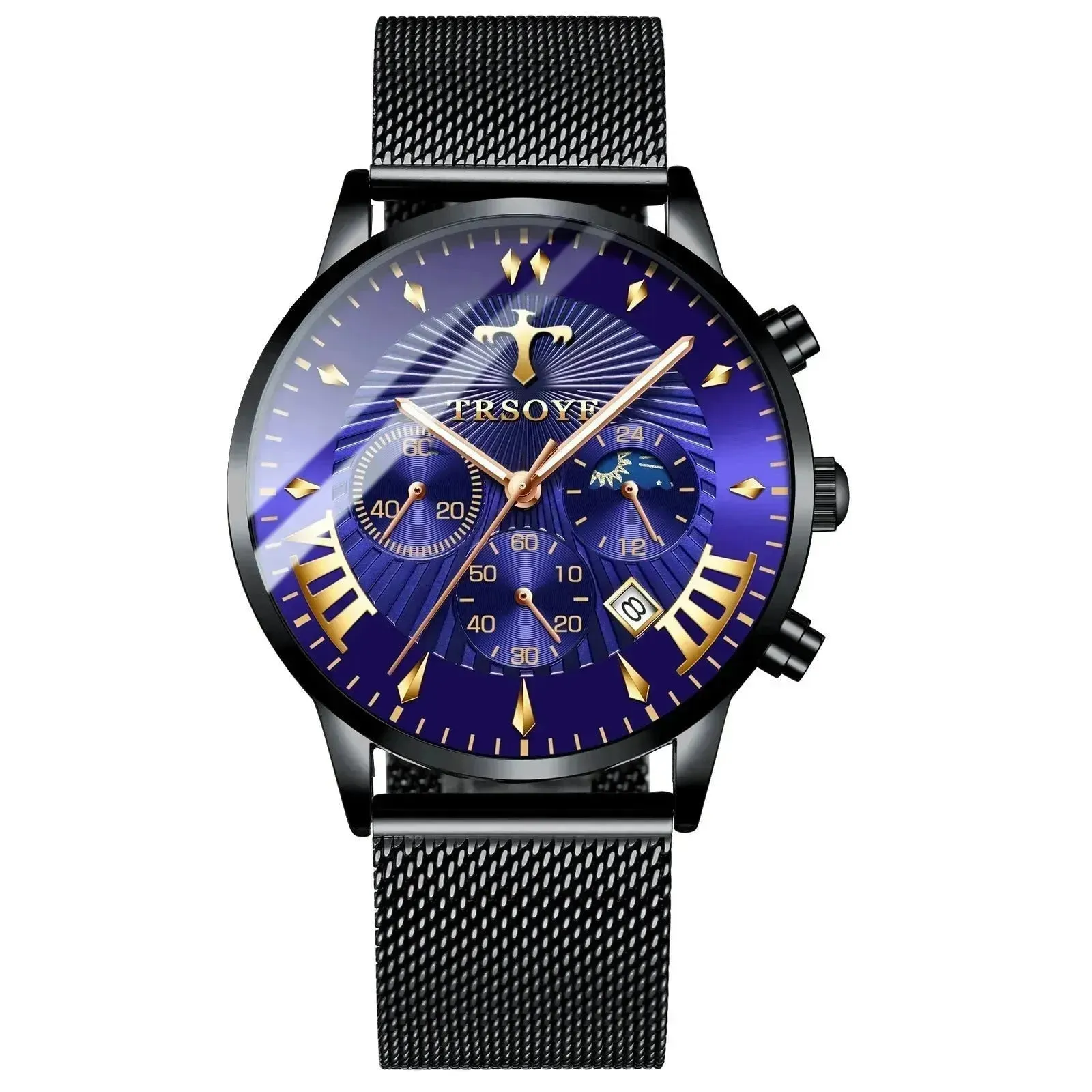 Business Quartz Watch Leisure Calendar Men's Luminous Waterproof Watch