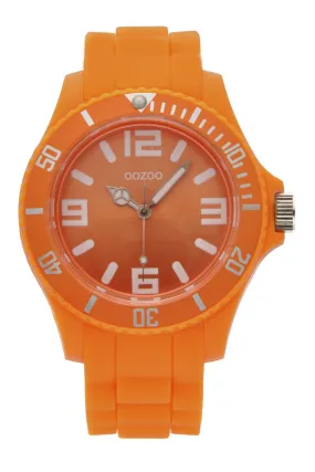 C4287 Orange Fluo Silicone Watch