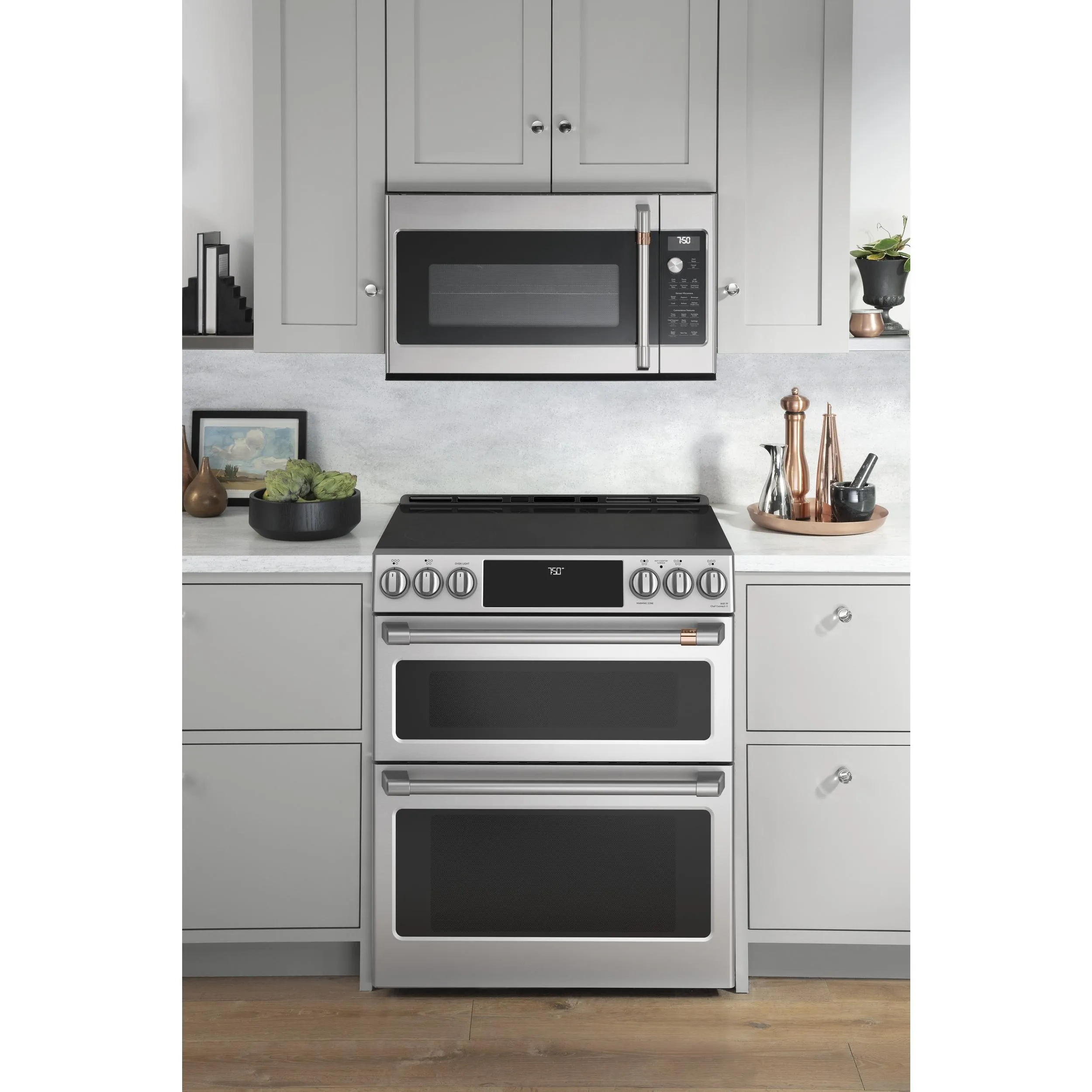 Café 30-inch Slide-in Electric Range with Wi-Fi CCES750P2MS1