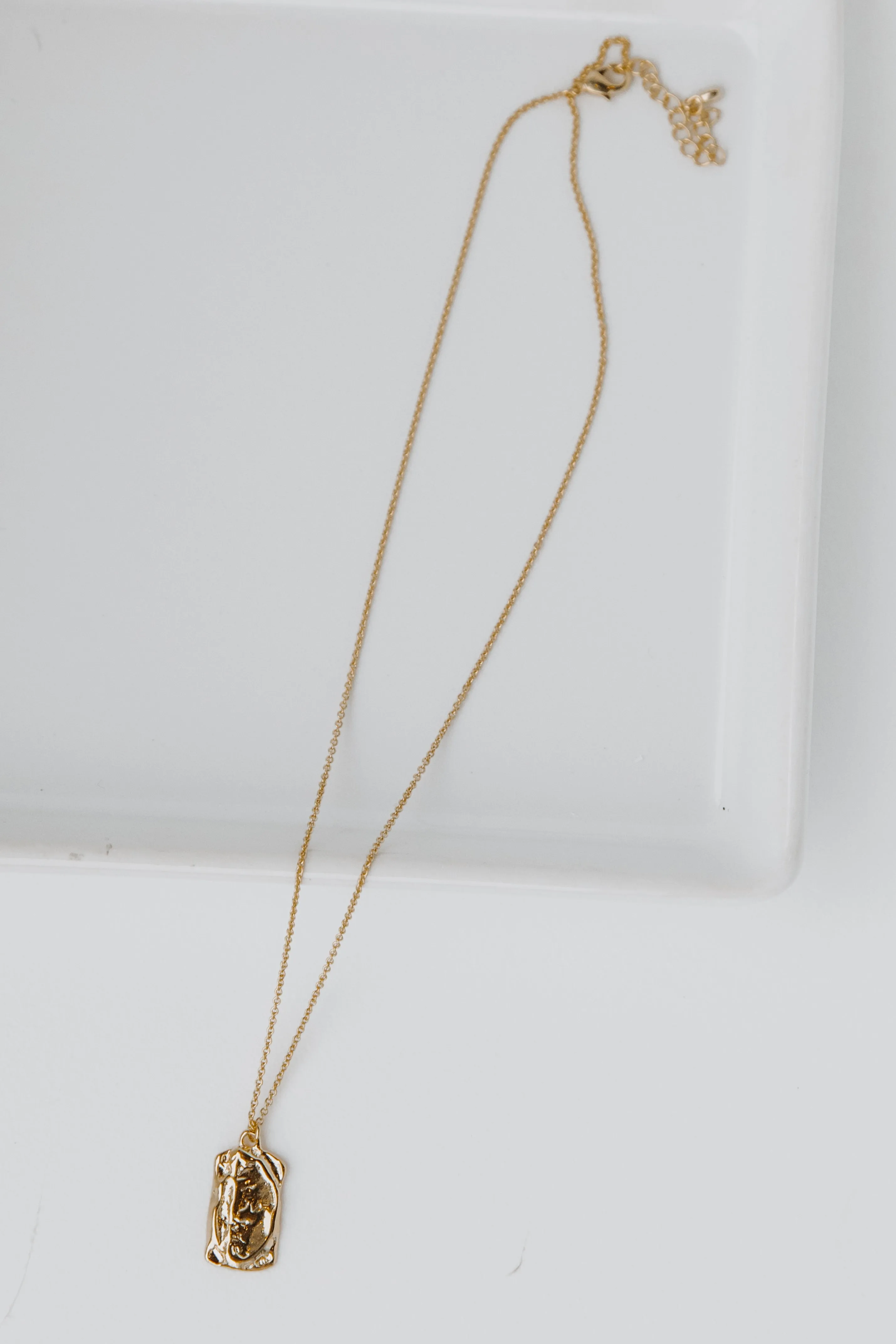 Camille Gold Pendant Necklace