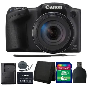 Canon PowerShot SX420 IS 20MP Digital Camera with Accessories