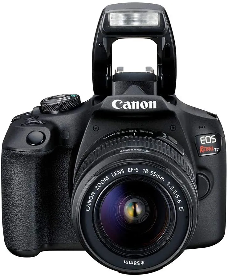 Canon Rebel T7 DSLR Camera with 18-55mm DC III Lens Kit and Carrying Case, Creative Filters, Cleaning Kit, and More