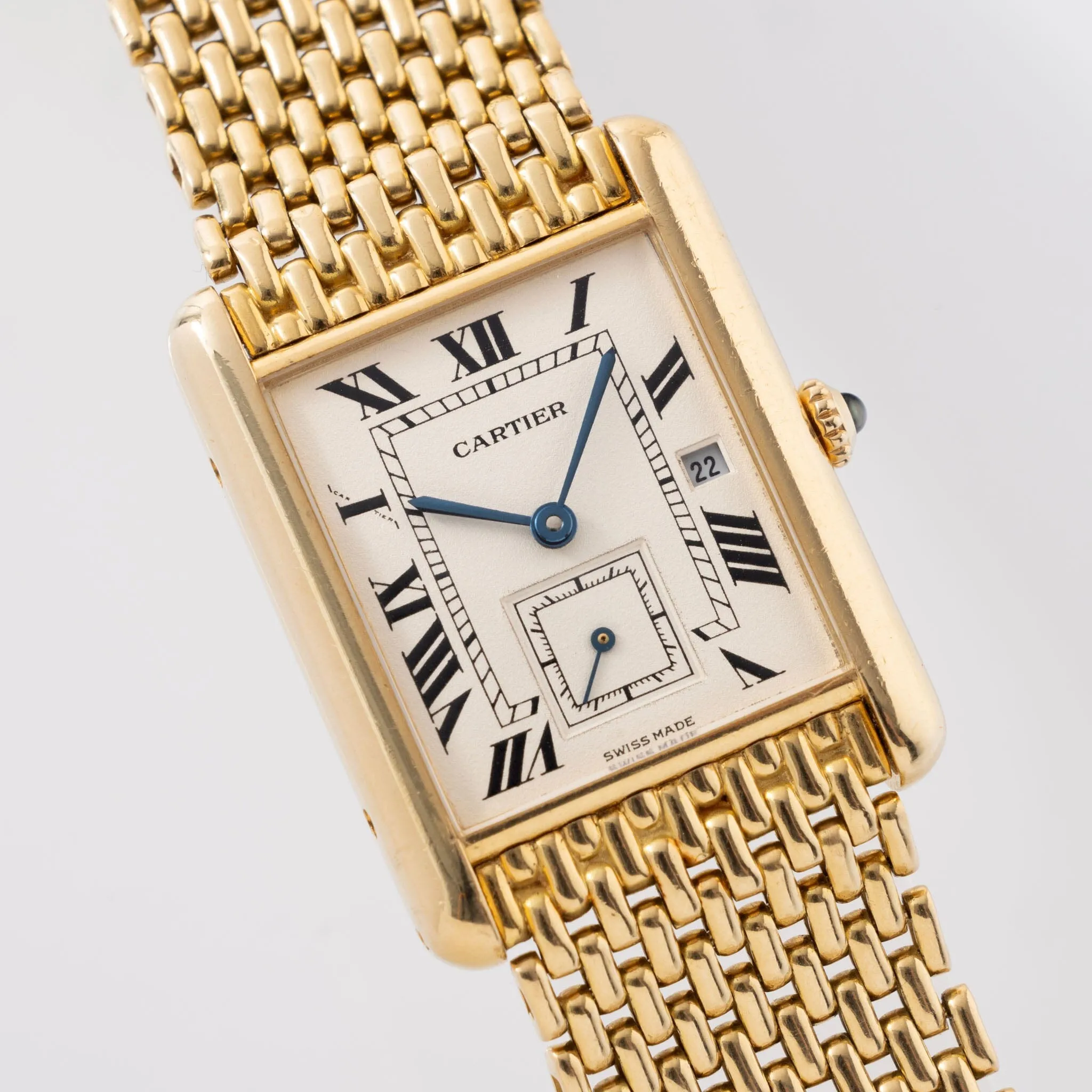 Cartier Tank Louis 18kt Gold with gold Bracelet