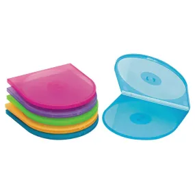 Case CD Single Shell Plastic Colorful Pack of 10