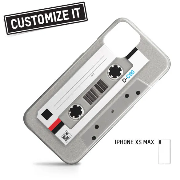 Cassette Tape Gray - Custom - Phone Case