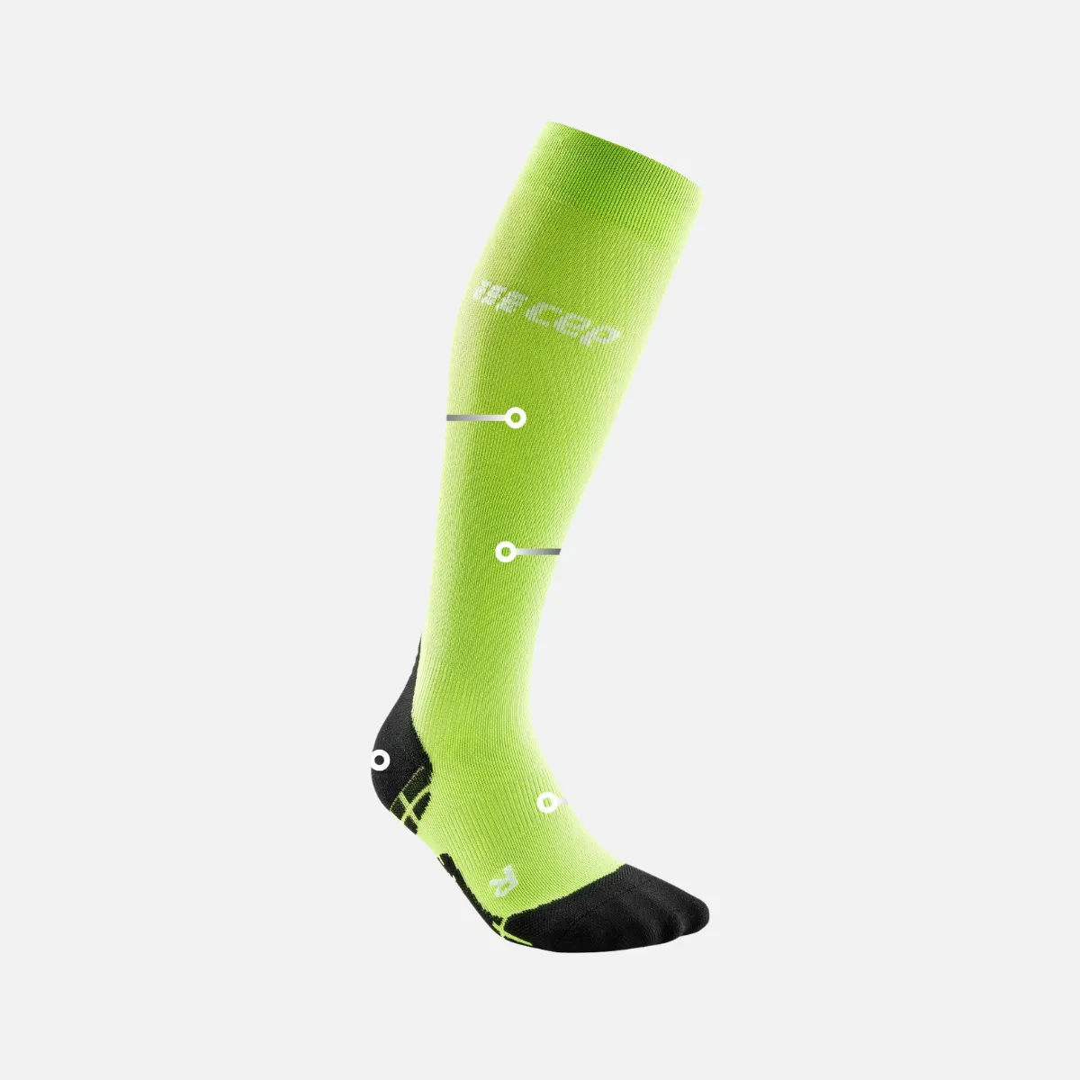 Cep Ultralight Compression Men's Tall Socks -Flash Green