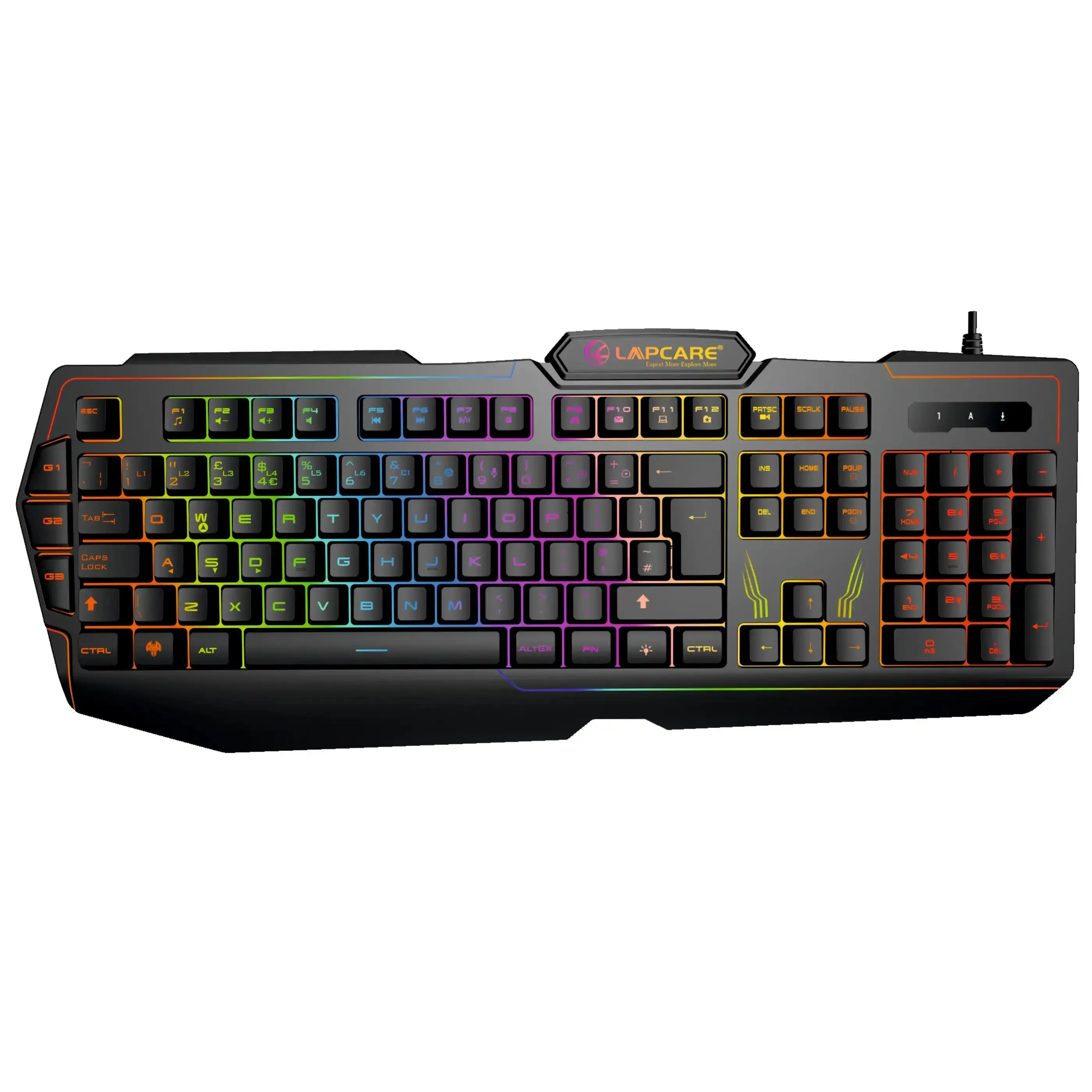 Champ LGK-102 RBG Membrane Gaming Keyboard with Macro keys