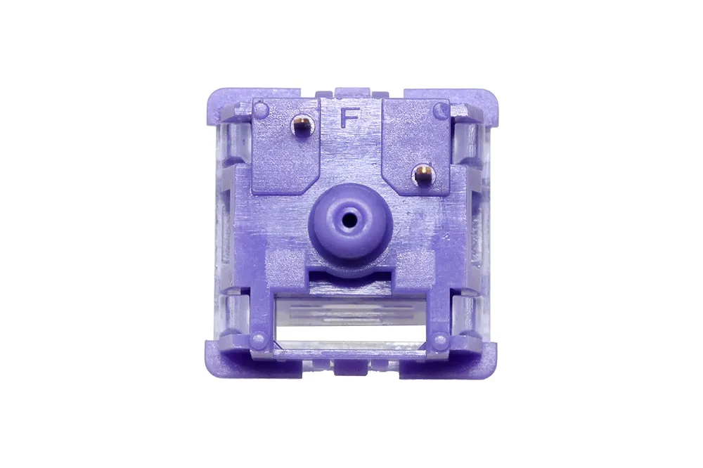 CIY Asura Switch Pre Advanced Tactile Switch 50g for Gaming Mechanical Keyboard Long Spring PC POK Nylon Lubed 50M Purple