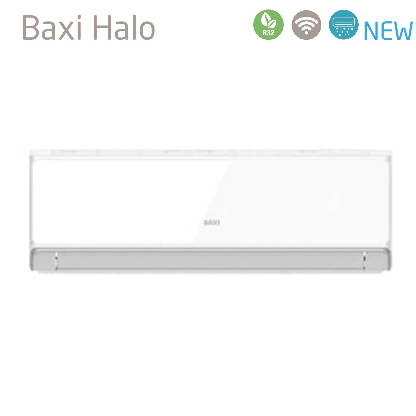 Climatizzatore Condizionatore Baxi Trial Split Inverter Serie HALO BIANCO 9 9 12 con LSGT60-3M R-32 Wi-Fi Integrato 9000 9000 12000