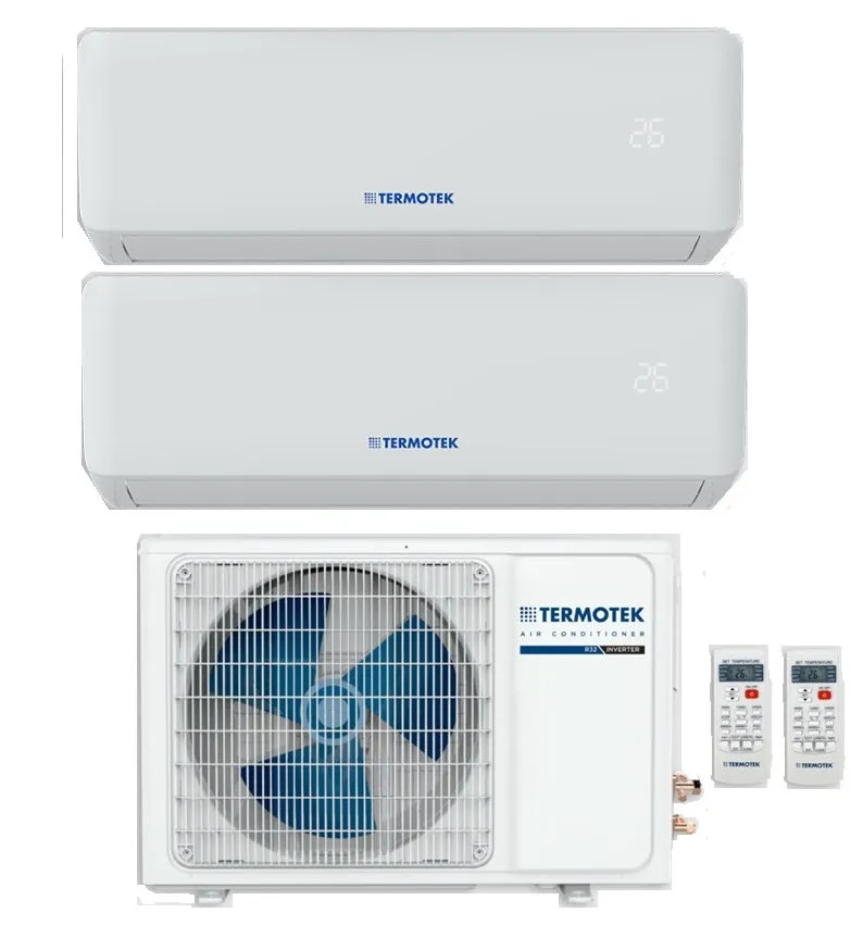 Climatizzatore Condizionatore Termotek Dual Split Inverter Airplus C 9000 9000 btu con 2C R-32 Wi-Fi Optional A    9 9