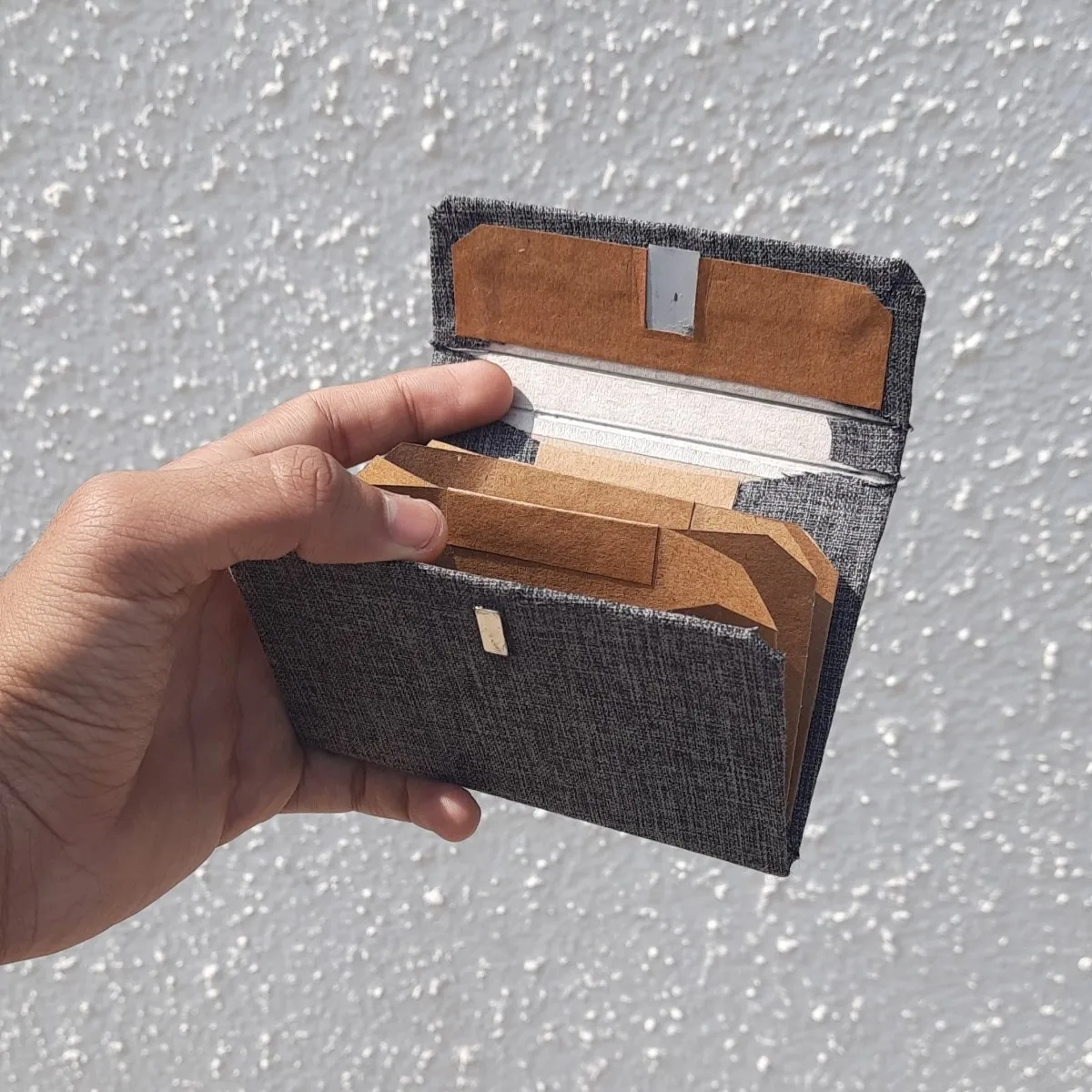 Compact Wallet- Grey