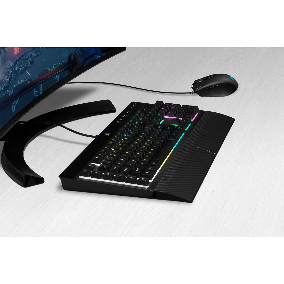 Corsair K55 RGB Pro Harpoon RGB Keyboard & Mouse Set Backlight RGB LED