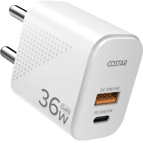 COSTAR 36W Gan USB C Charger 3602