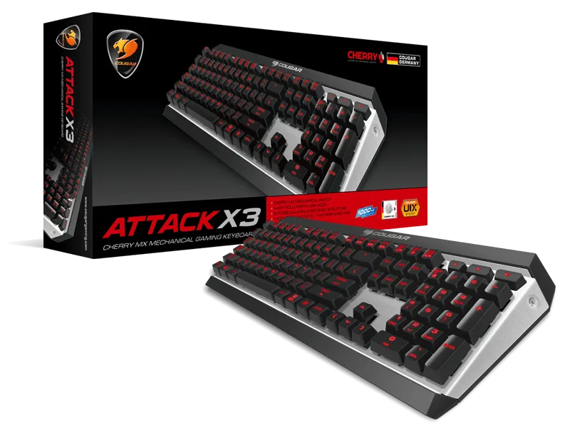 Cougar Attack X3 Premium Gaming Mechanical Keyboard