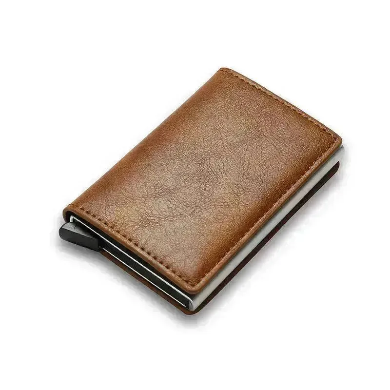 Credit Card Holder Smart Minimalist Wallet Pocket Men Women Slim Cardholder Bank Secure Creditcard Case