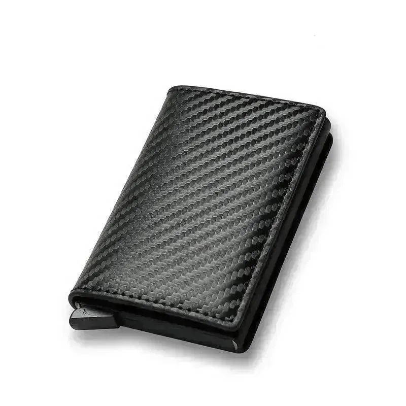 Credit Card Holder Smart Minimalist Wallet Pocket Men Women Slim Cardholder Bank Secure Creditcard Case