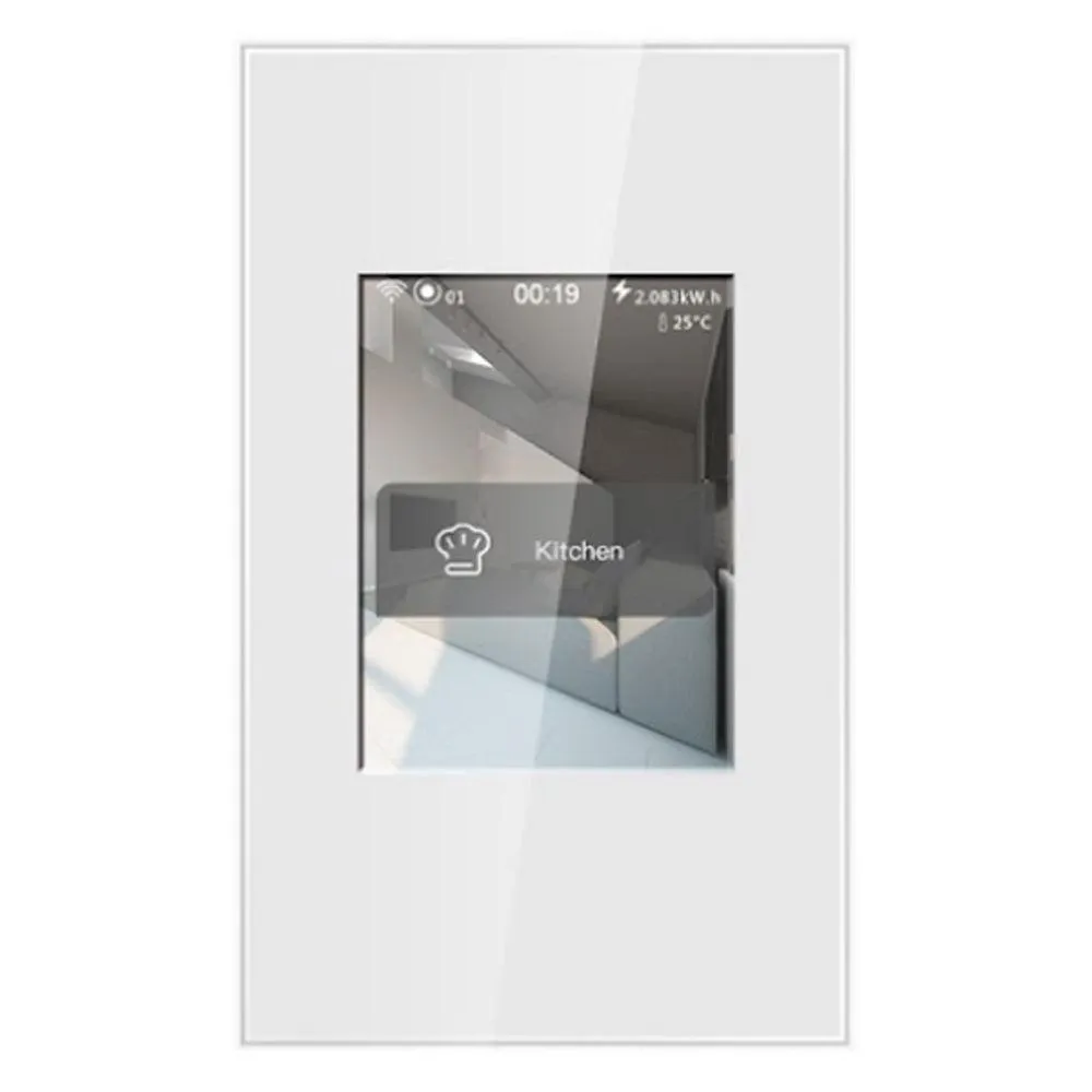 CTEC Smart Home: LCD 4 in 1 Multi-Function Smart Switch in Black or White (Apple HomeKit Compatible)