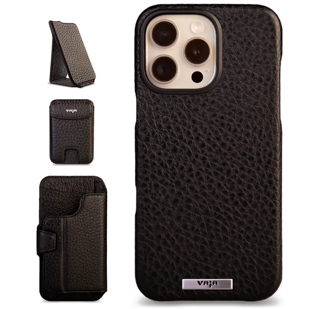 Custom iPhone Leather Case V-Mag Bundle