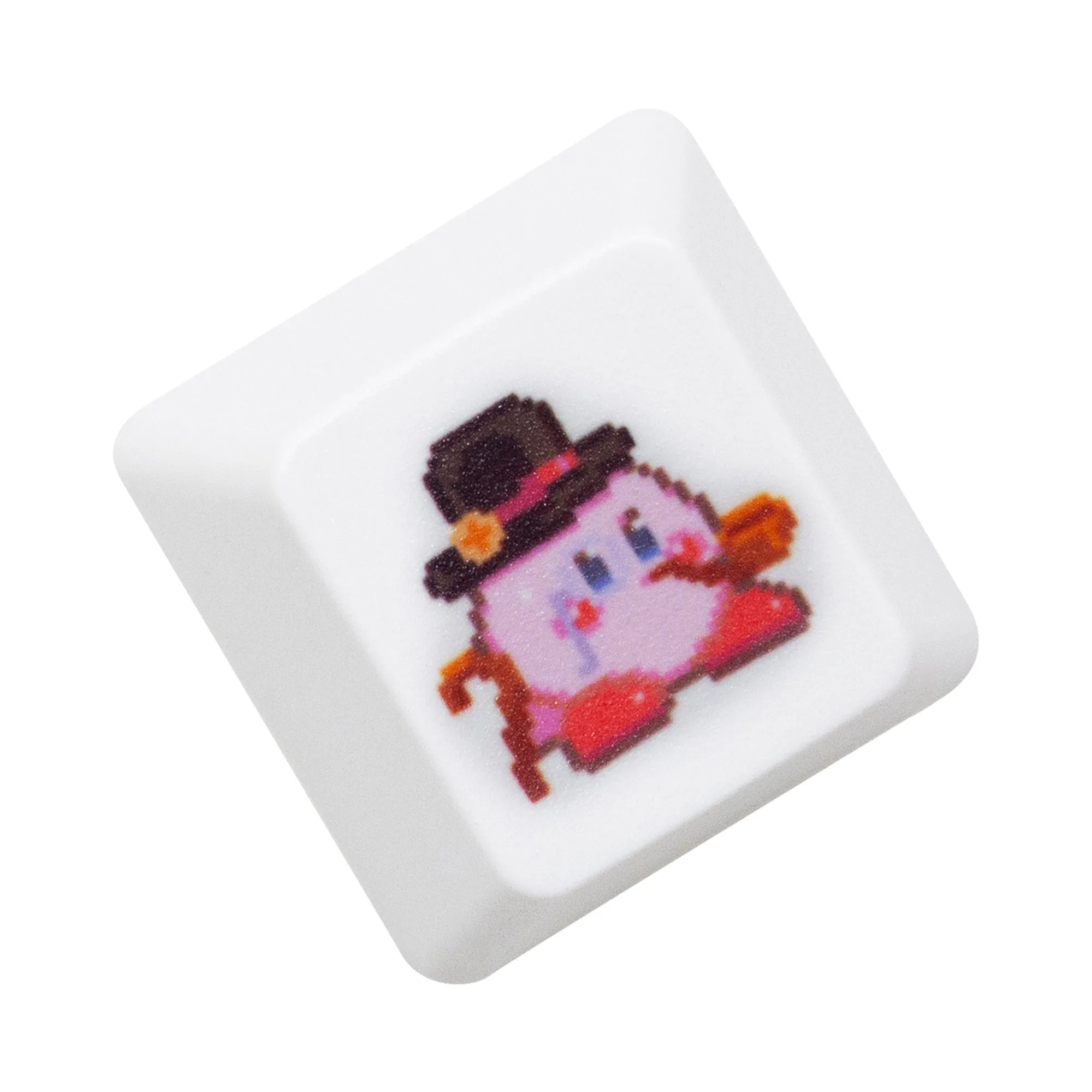 Cute Pink elf keycap oem profile dye sub R4 ESC PBT Keycap kawaii for gaming mechanical keyboard MX switch