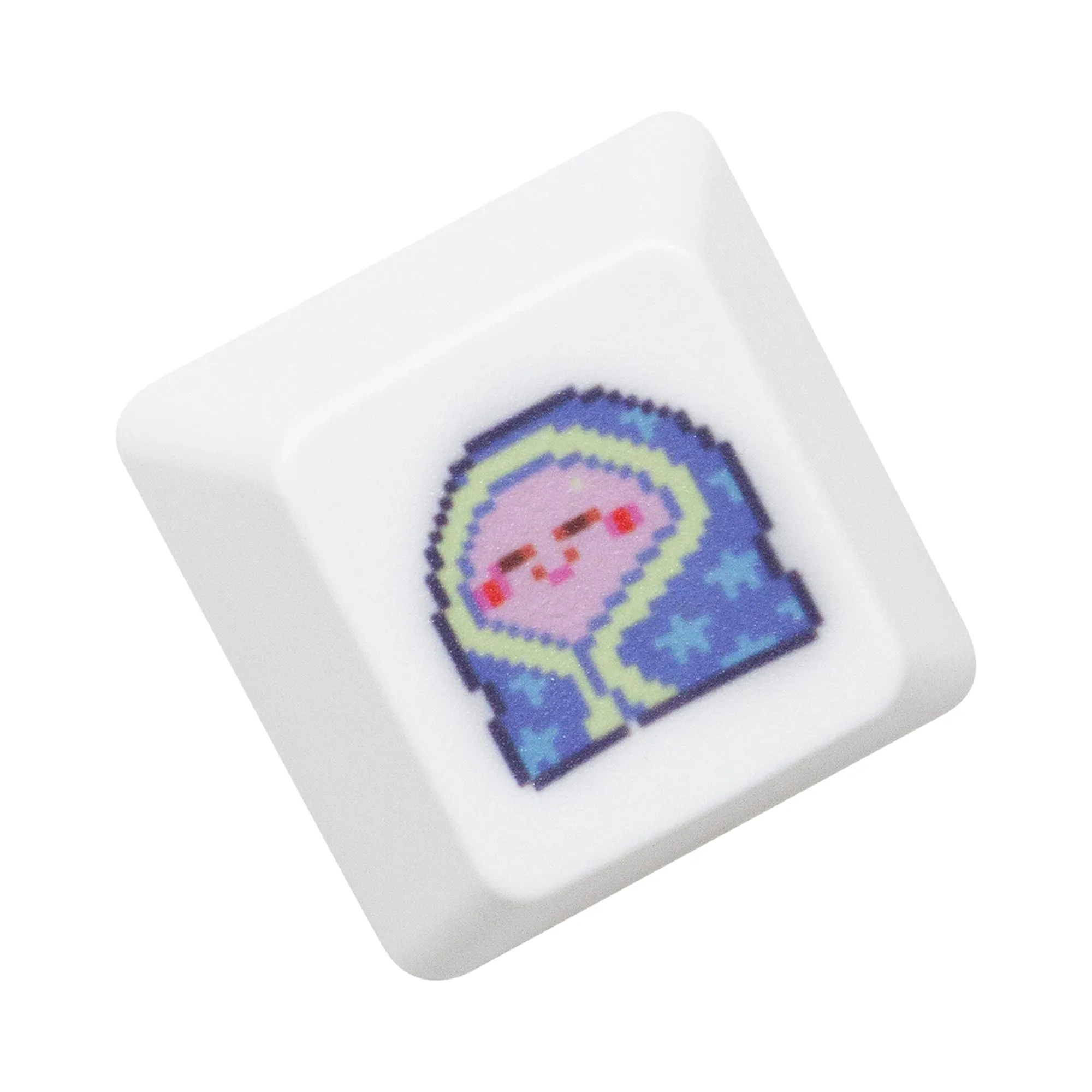 Cute Pink elf keycap oem profile dye sub R4 ESC PBT Keycap kawaii for gaming mechanical keyboard MX switch