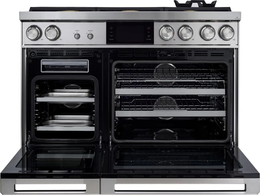 Dacor - 6.6 cu. ft  Dual Fuel Range in Stainless - DOP48M86DPS