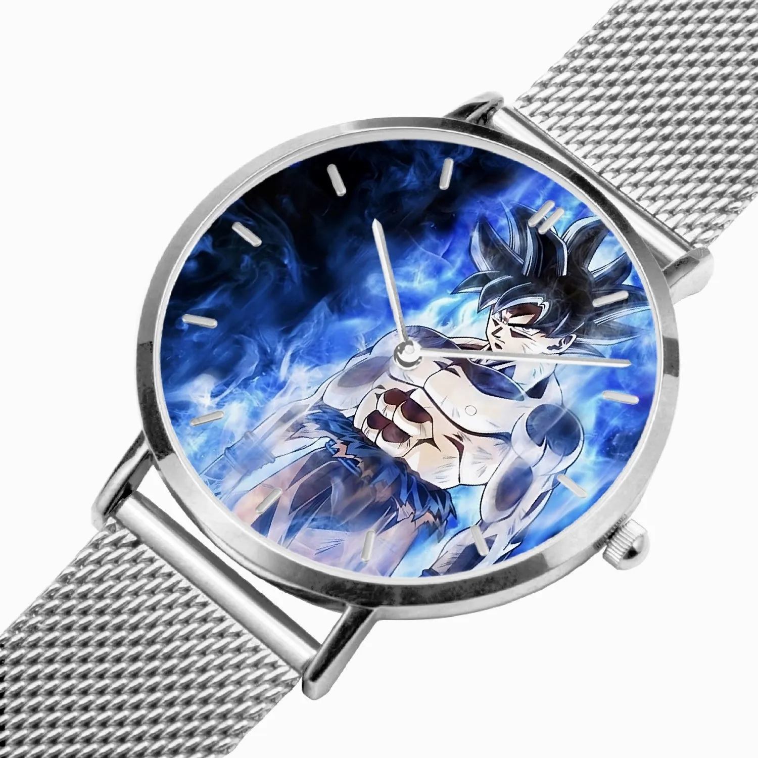 DBZ-Store Cool Super Goku Ultra Instinct Blue Aura Watch