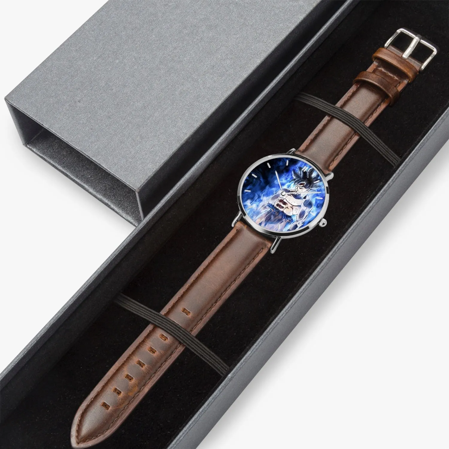 DBZ-Store Cool Super Goku Ultra Instinct Blue Aura Watch