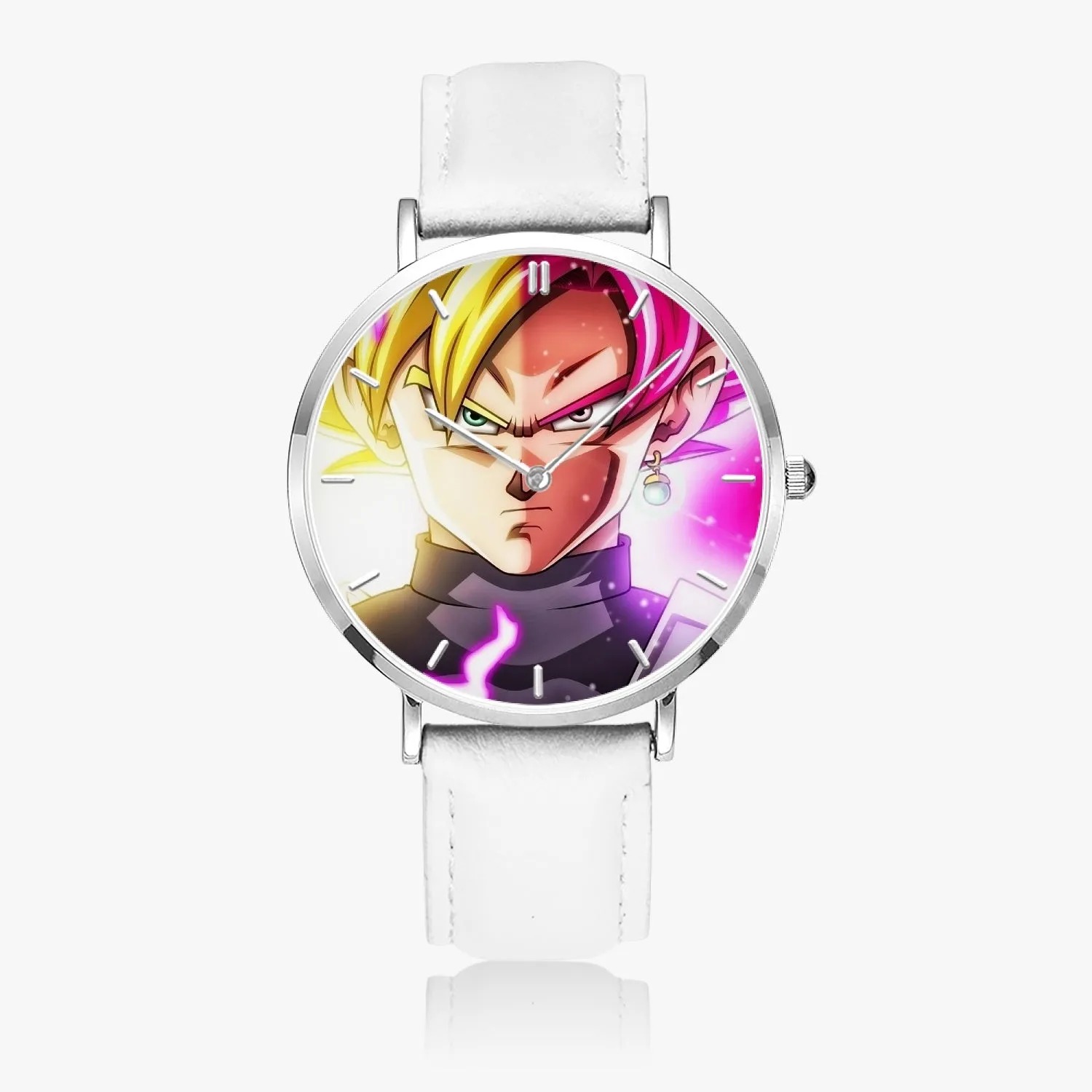 DBZ-Store Dope Goku God Half Rose and Golden Portrait Watch