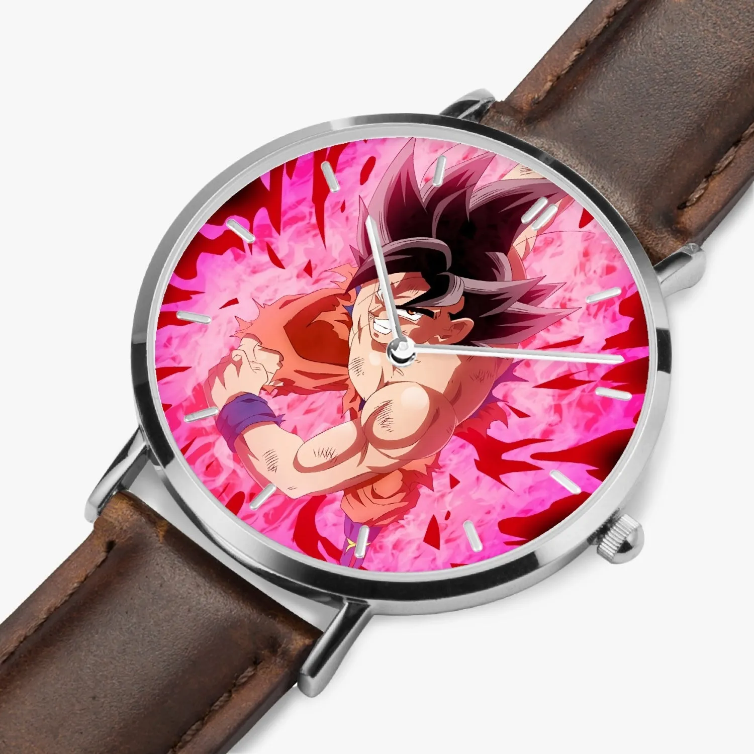 DBZ-Store Epic Bruised Goku Red Kaioken Aura Watch