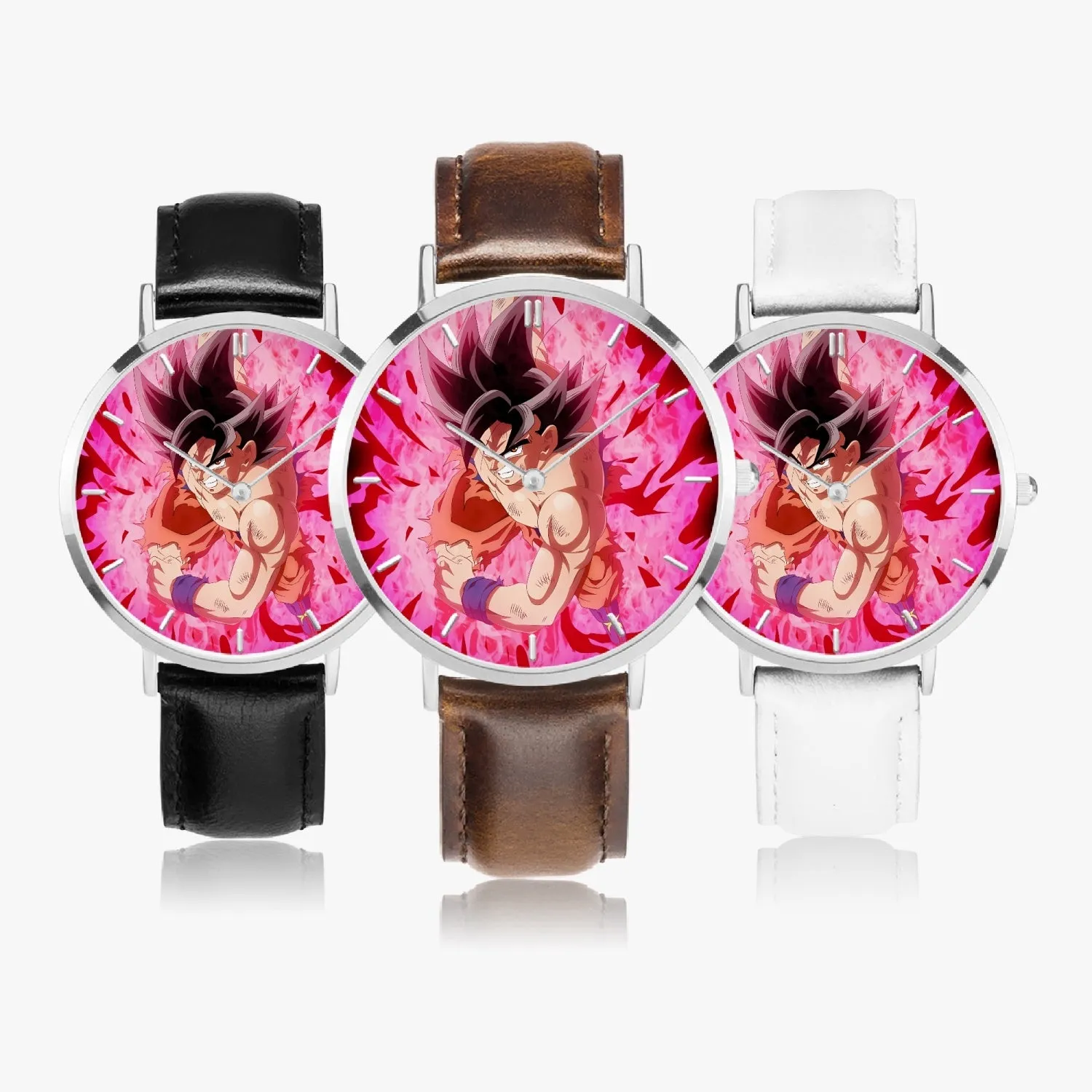 DBZ-Store Epic Bruised Goku Red Kaioken Aura Watch