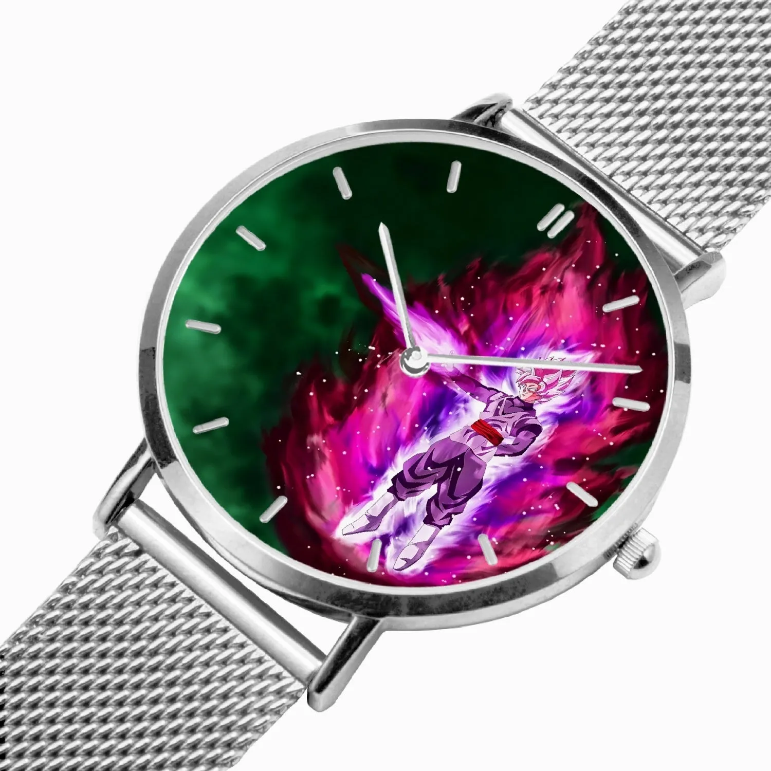 DBZ-Store Vibrant Goku Black Super Saiyan Rose Power Aura Watch