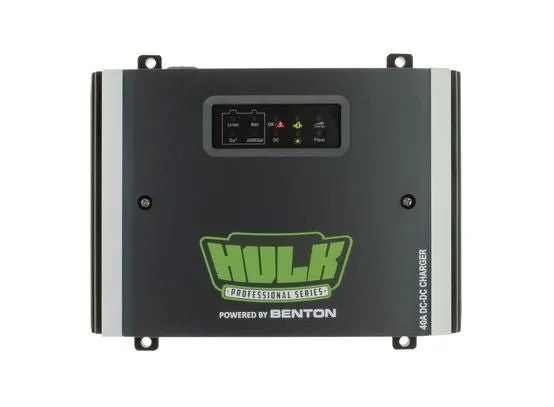 Dc-Dc Batt Charger 12/24V 40A - Multi Stage 3X 12V Input  12V