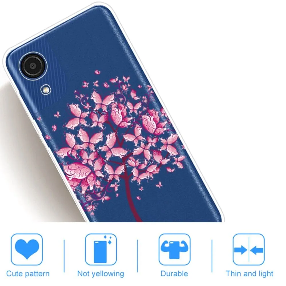 Deco Samsung Galaxy A03 Core case - Pink Flowers