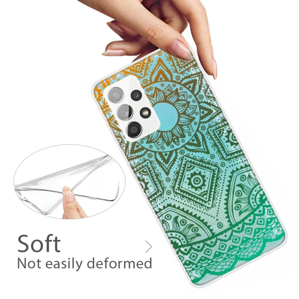 Deco Samsung Galaxy A33 5G case - Green Sunflower Design