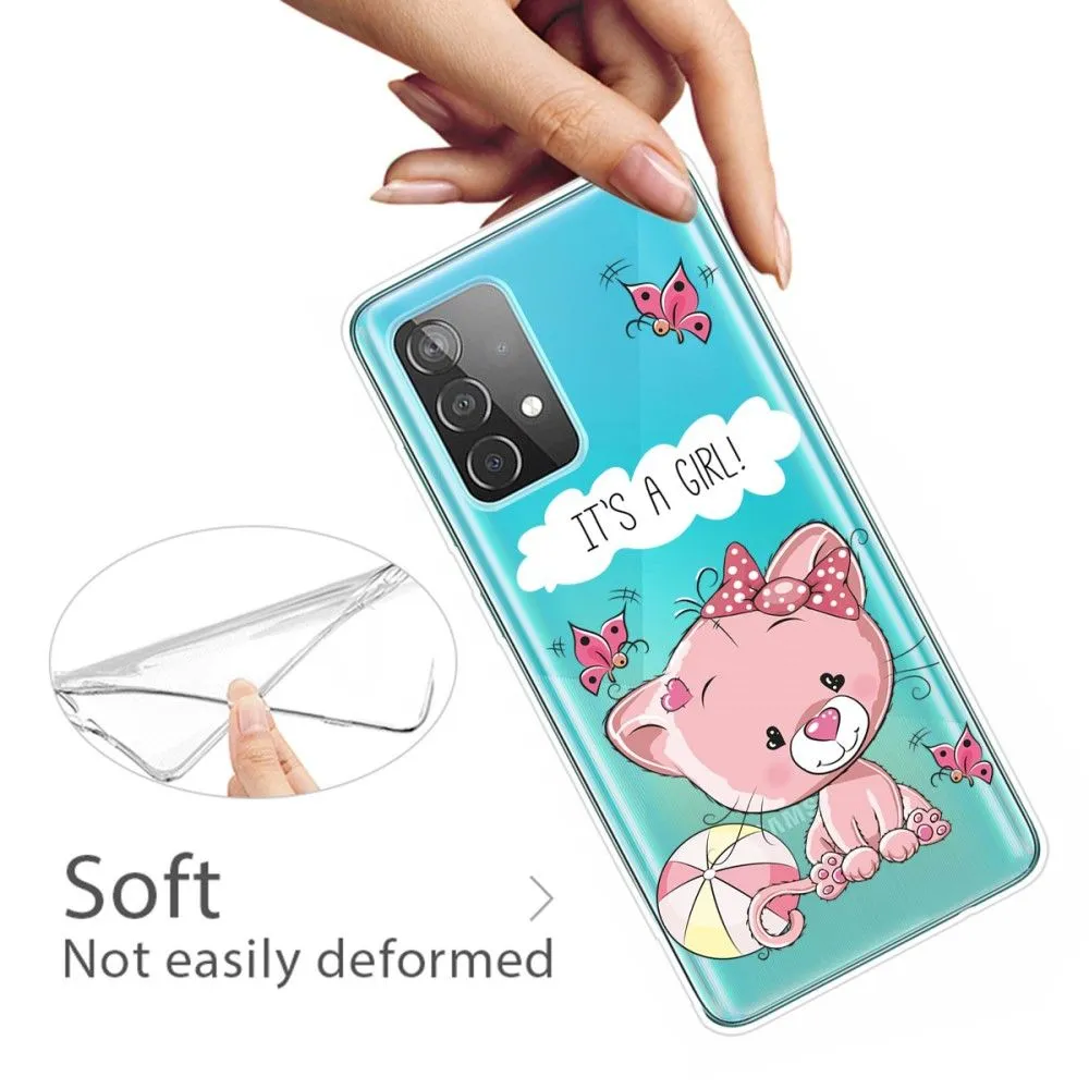 Deco Samsung Galaxy A53 5G case - Pink Cat