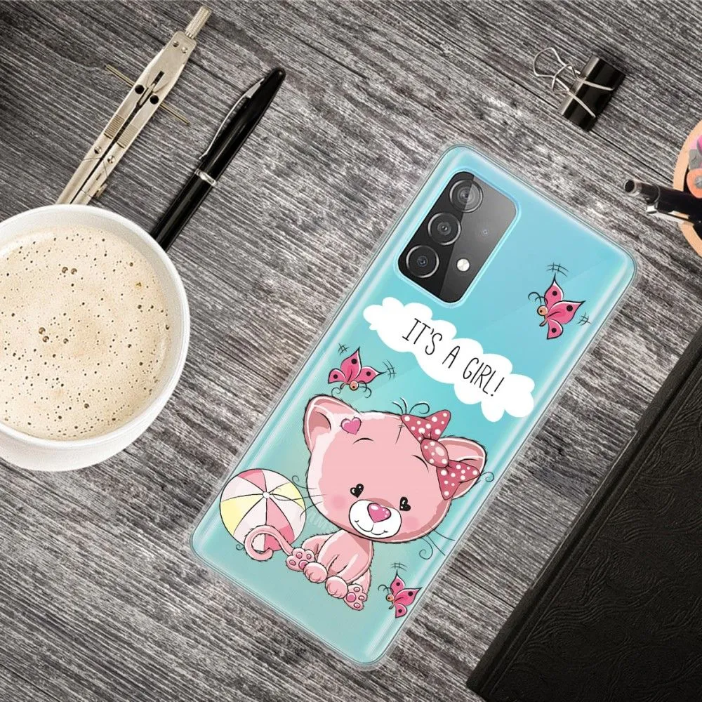 Deco Samsung Galaxy A53 5G case - Pink Cat