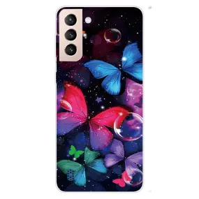 Deco Samsung Galaxy S22 case - Colorful Butterflies