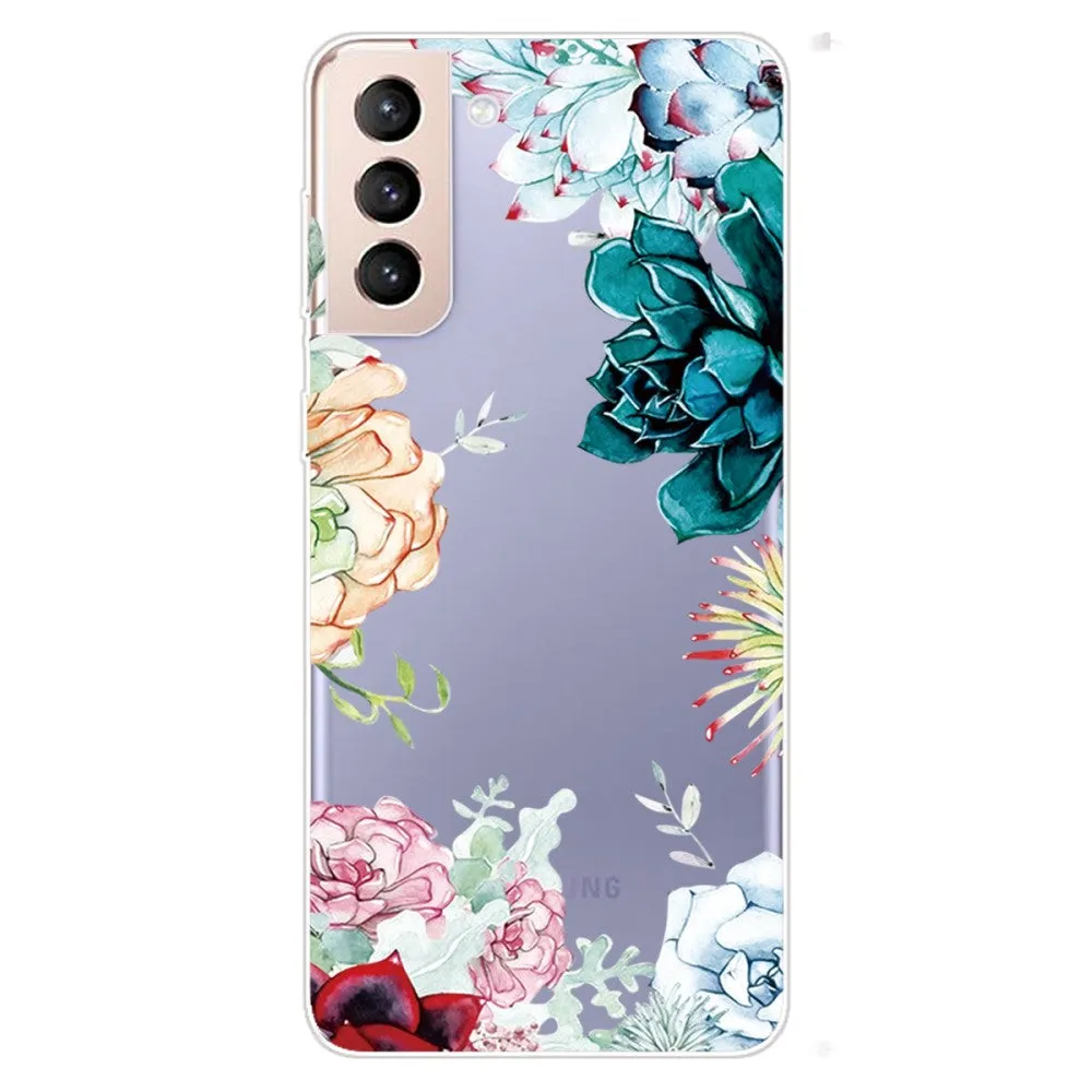 Deco Samsung Galaxy S22 Plus case - Peony