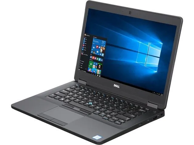 Dell Latitude E5470 Ultrabook 14" HD (720p) | Intel Core i5-6300U @ 2.4GHz up to 3.0GHz (6th Gen) | 8GB DDR4 RAM, 256GB SSD | Webcam | HDMI | Windows 10 Pro x64 | Grade A (Dell Certified Refurbished) - 1 Year Warranty