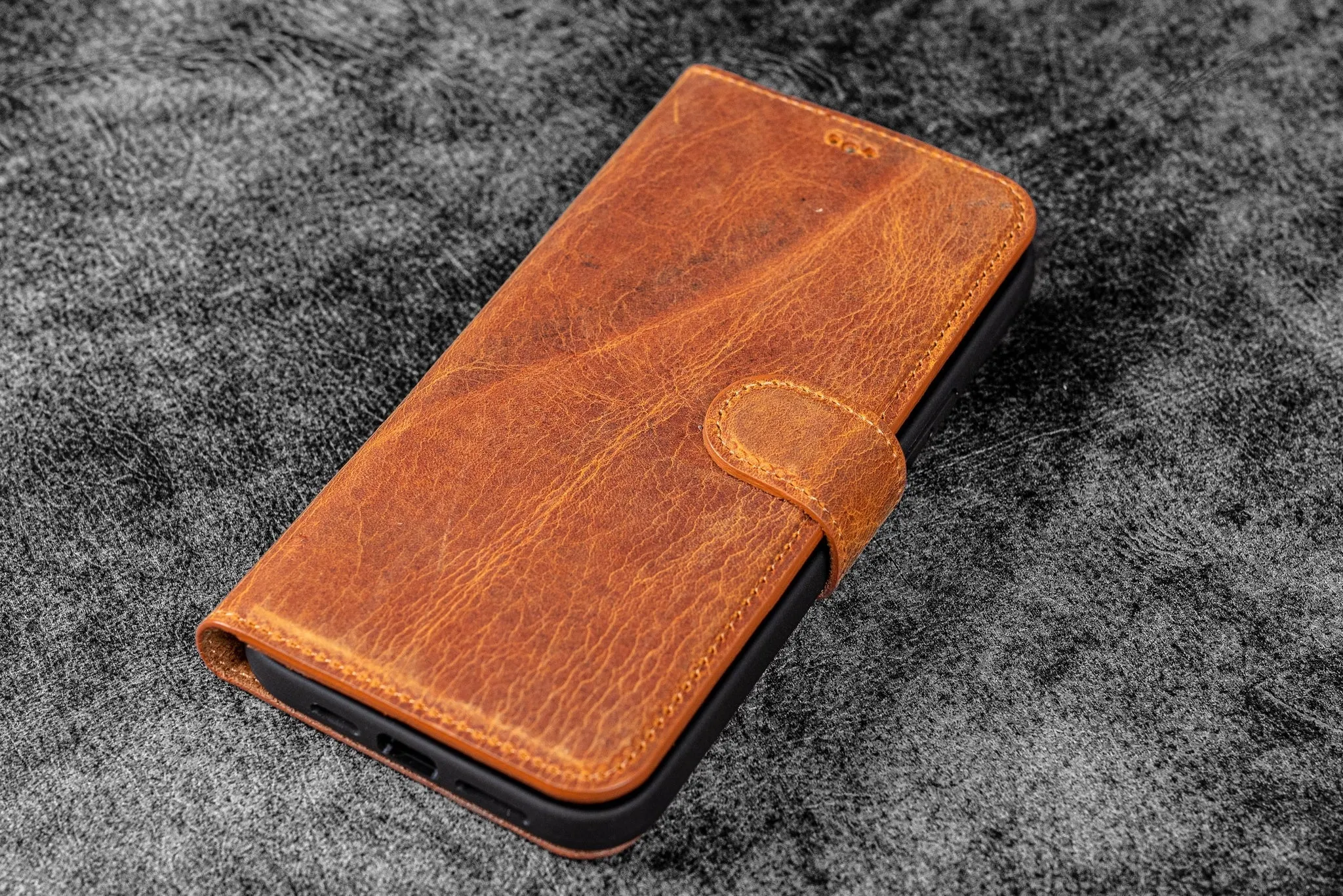 Detachable iPhone 13 Leather Wallet Case