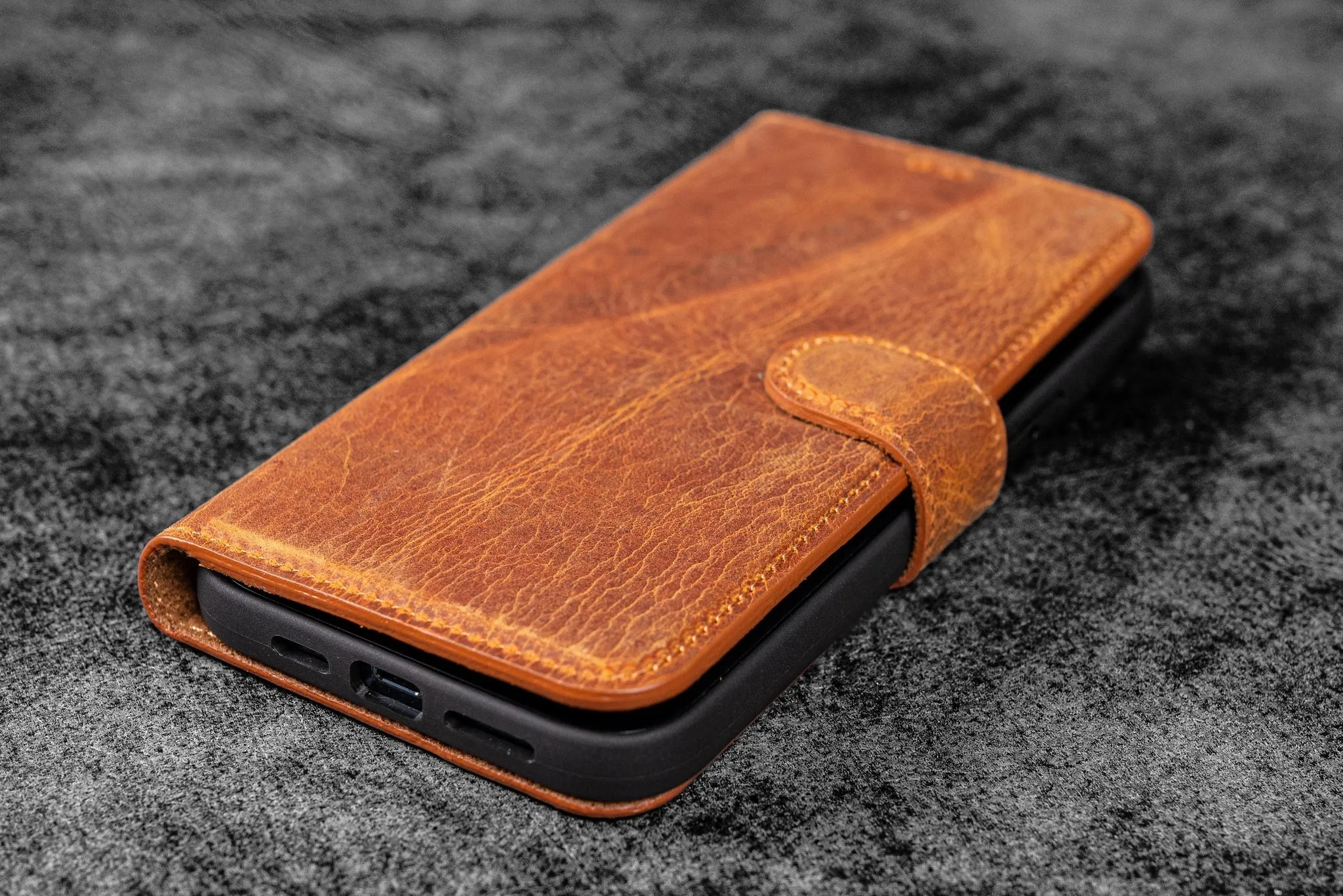 Detachable iPhone 13 Leather Wallet Case