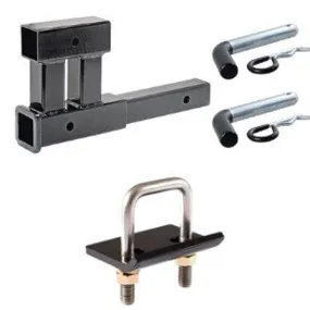 Dual 2 Inch Hitch Extender Kit